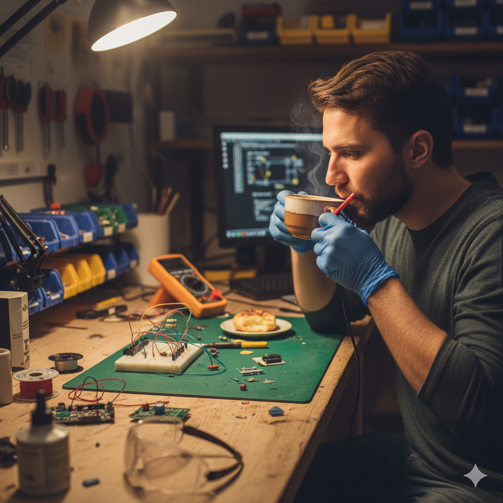 Café com Solda: onde o café inspira e a solda conecta ideias